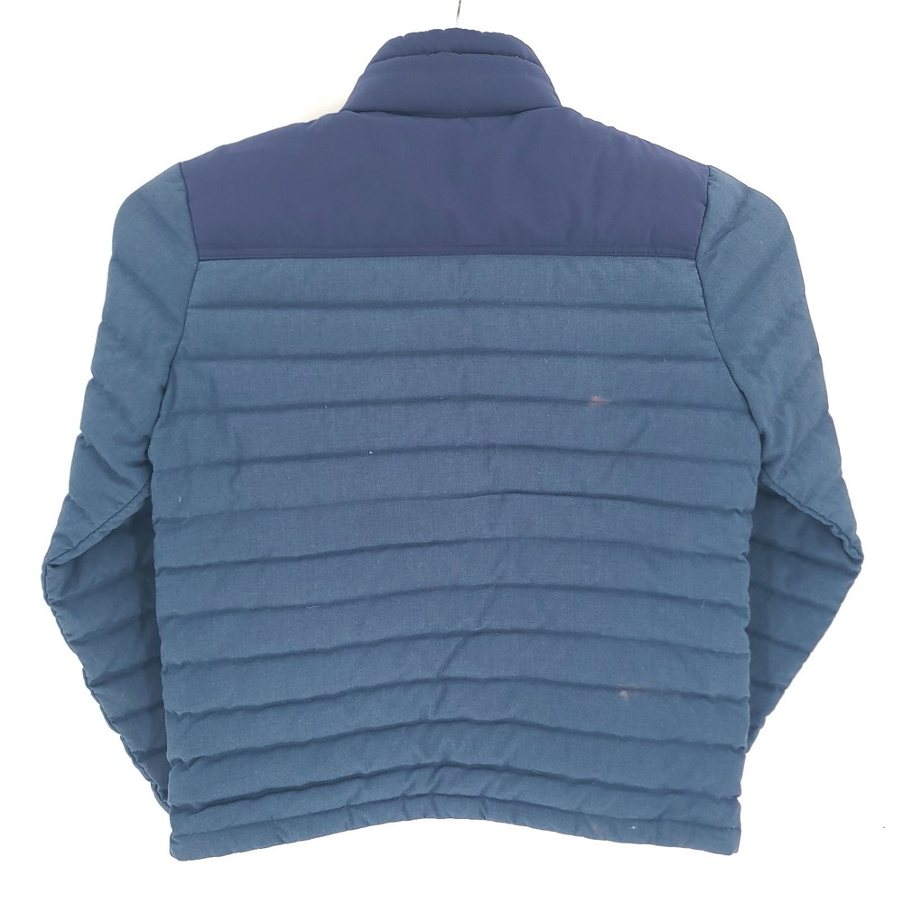 LL Bean Jacket Mens Medium Blue Downtech Full Zip Regular Down Nylon Polyester - Picture 10 of 15